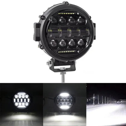 7 Inch Hoogvermogen LED Rijlicht Langeafstandsspotlight