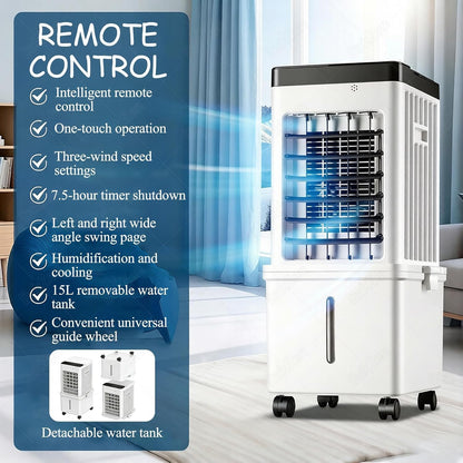 Portable Windowless Air Cooler with Remote Control