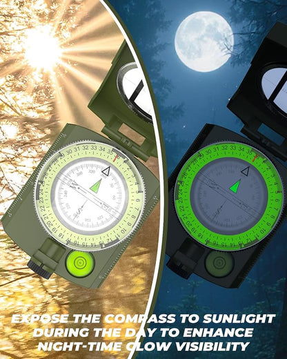 Wildaro – Professioneller Outdoor-Survival-Kompass mit klappbarem Design