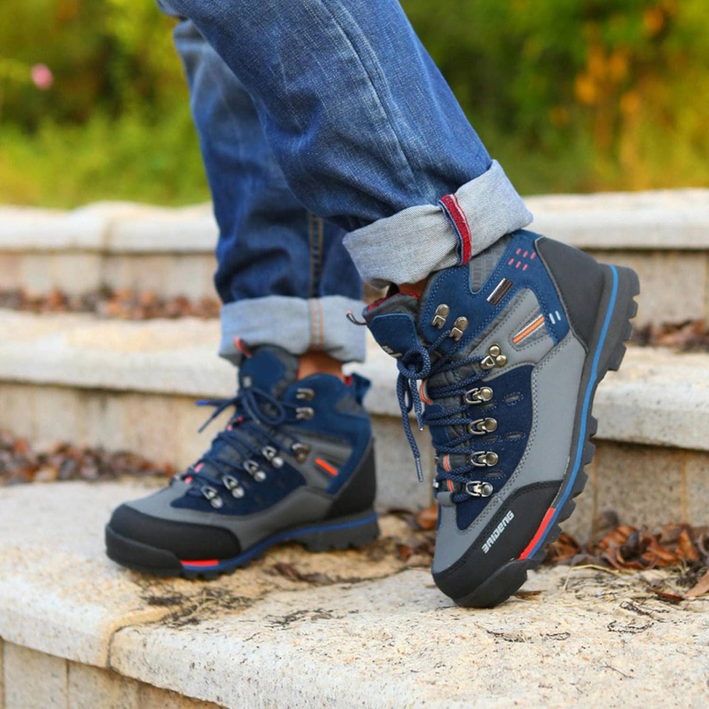 Heren Waterdichte Wandelschoenen – Duurzaam Trek Schoeisel voor Outdoor Avonturen