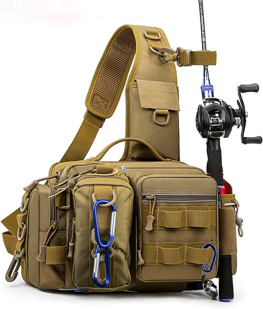 Multifunctional Outdoor Fishing Backpack Waterproof Tackle Bag Fishing Gear