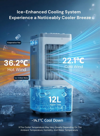 Portable 3 in 1 Air Conditioner with Dehumidifier