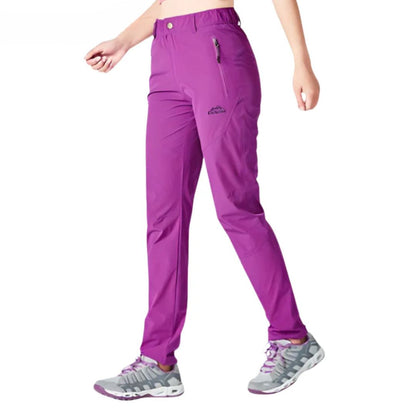 Women's Waterproof Hiking Pants - Durable & Windproof Outdoor Trousers