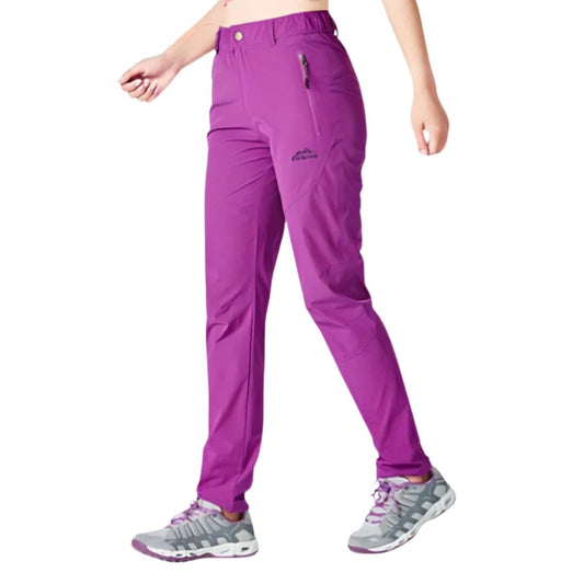 Women's Waterproof Hiking Pants - Durable & Windproof Outdoor Trousers