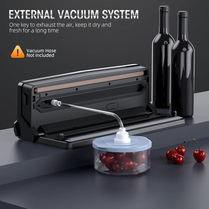 8-in-1 vacuümsealer voedselbewaarmachine met ingebouwde snijder voor verse opslag