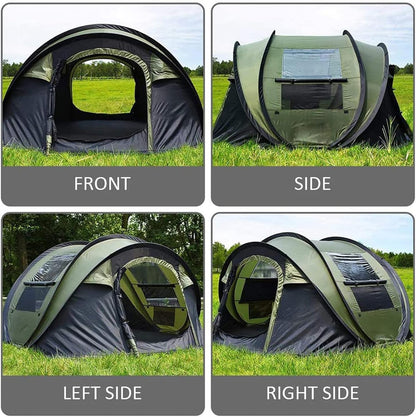 4-Person Instant Camping Tent - Waterproof, Lightweight & Easy Setup
