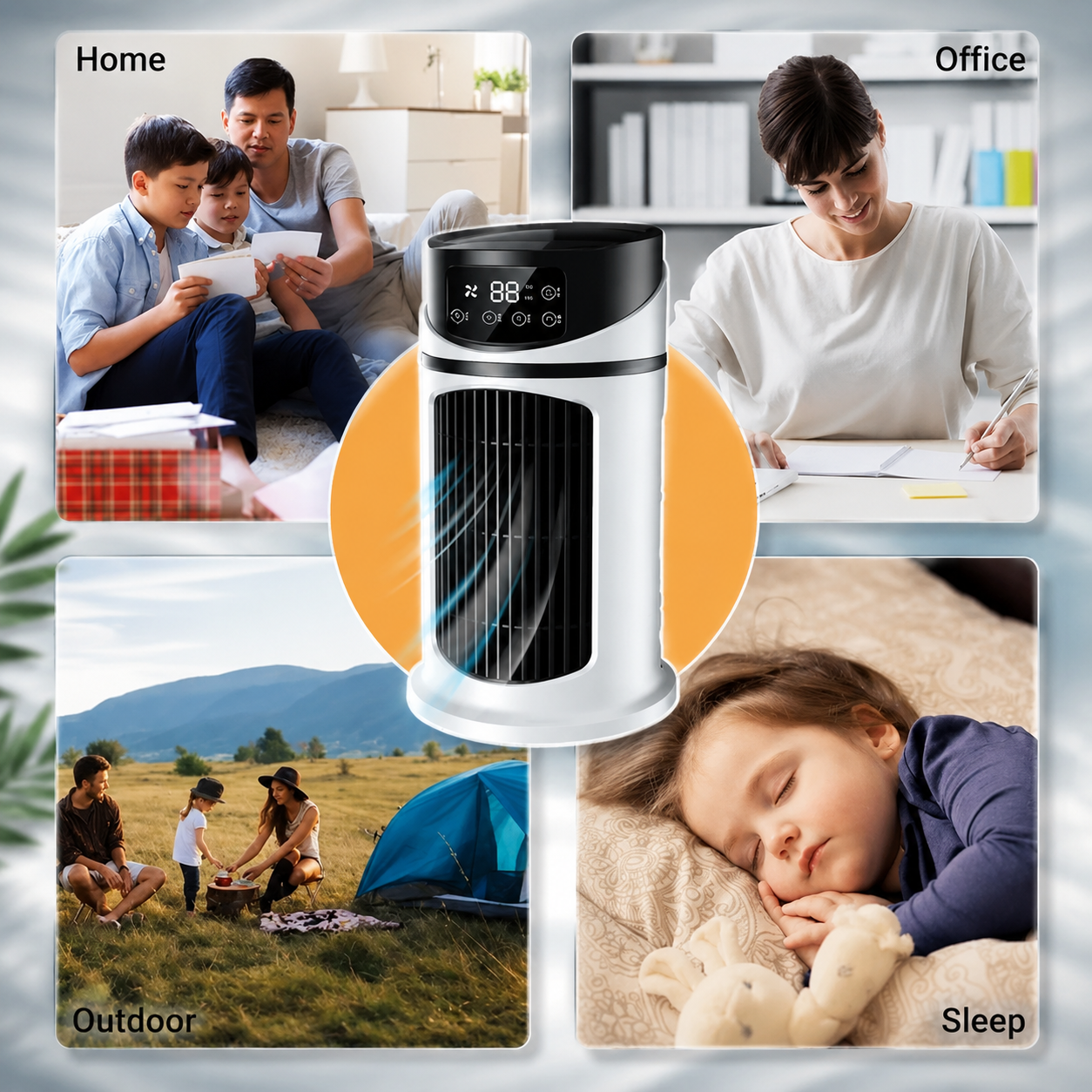 Compact Portable Evaporative Air Cooler