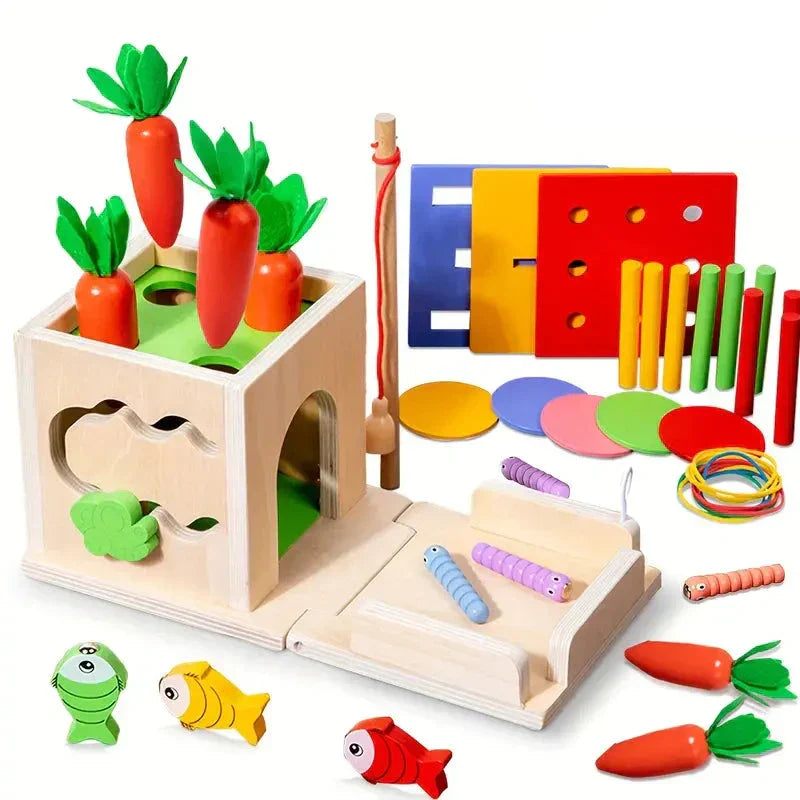 Activity Cube Educational Toy for Toddlers Learning and Play