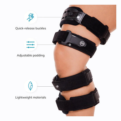 Adjustable Knee Brace for Osteoarthritis Support and Joint Stability