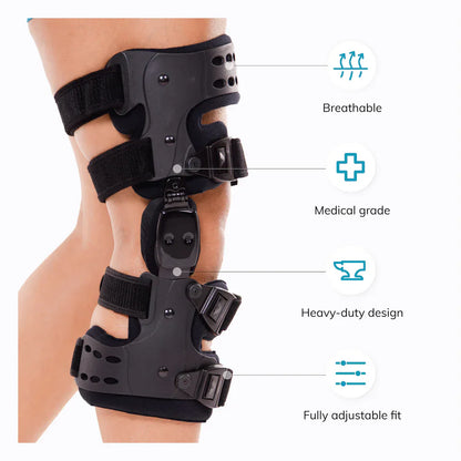 Adjustable Knee Brace for Osteoarthritis Support and Joint Stability