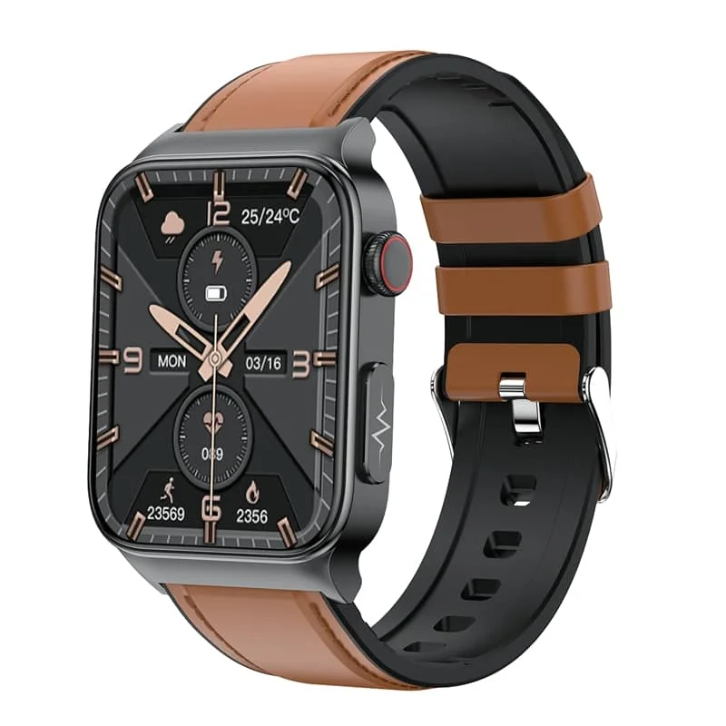 Zaawansowany smartwatch do monitorowania zdrowia z funkcją EKG