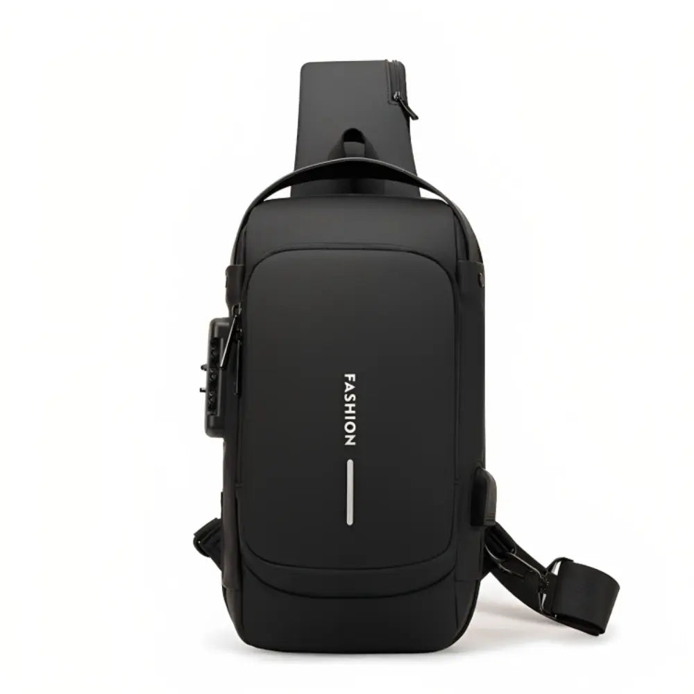 AeroShield Wasserdichte Diebstahlsichere Umhängetasche mit USB-Ladeanschluss