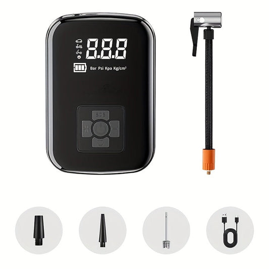 AirPump Pro Portable Air Compressor with Digital Display and LED Light