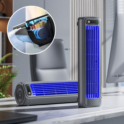 AirWave Portable Rechargeable Air Conditioner Mini Cooling Fan with 12 Hour Battery