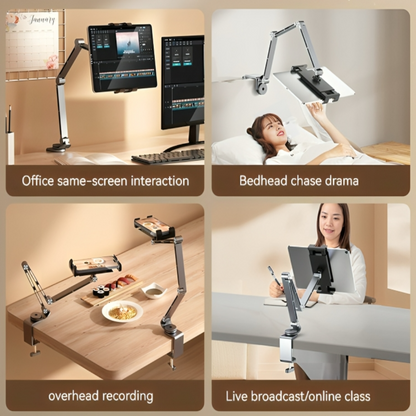 Altivo 360 graders justerbar aluminiums tablet- og telefonholder