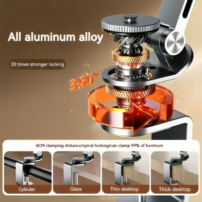 Altivo 360 graders justerbar aluminiums tablet- og telefonholder
