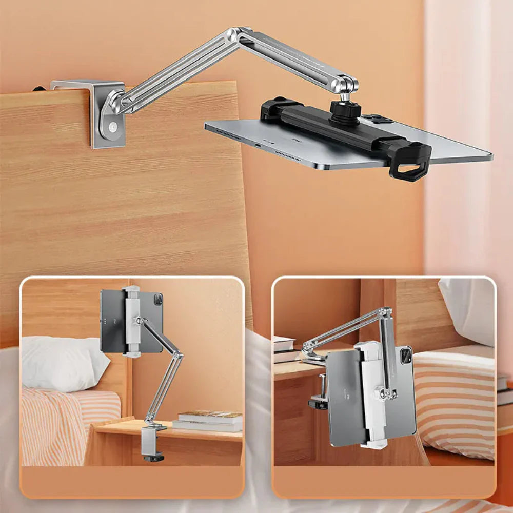 Altivo 360 graders justerbar aluminiums tablet- og telefonholder