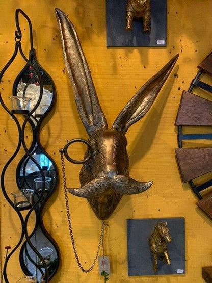 Tierkopf Wanddekoration Stilvolle verspielte Resin Wandkunst
