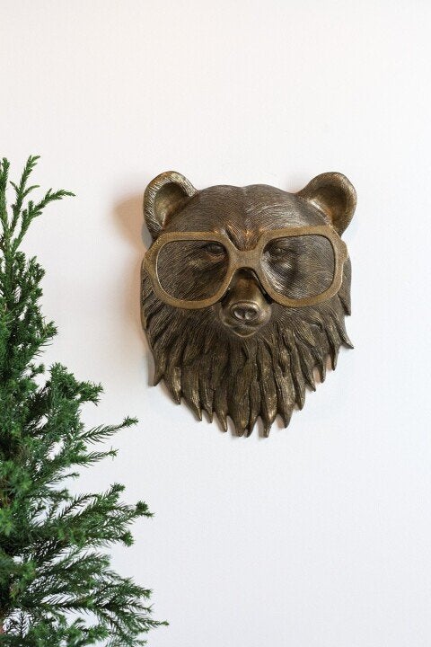 Tierkopf Wanddekoration Stilvolle verspielte Resin Wandkunst