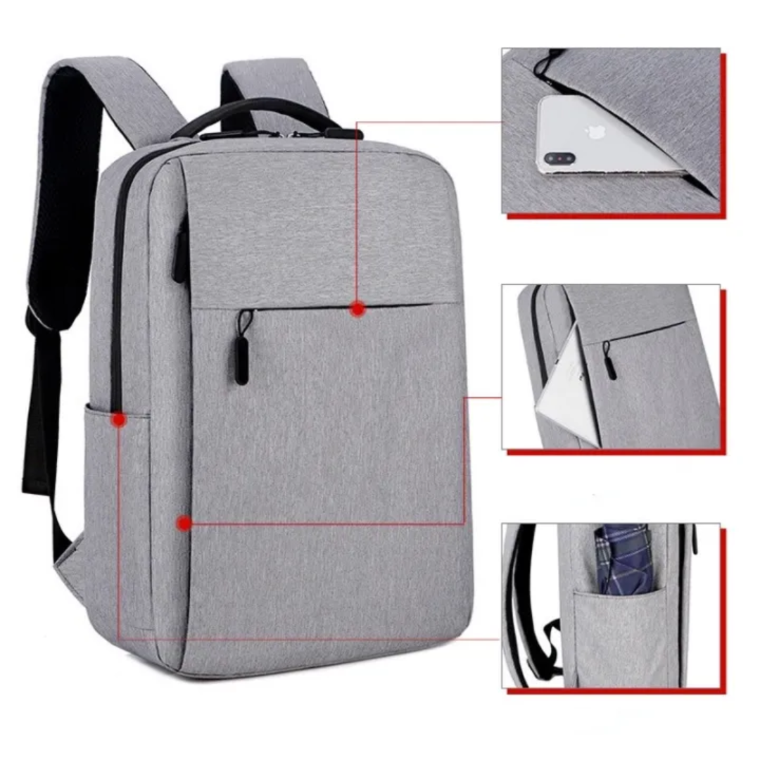 Anti-diefstal rugzak met USB-oplader en RFID-bescherming