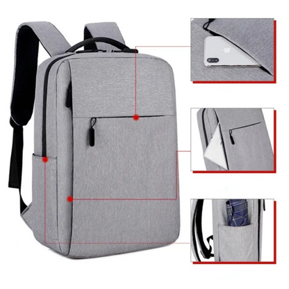 Anti-diefstal rugzak met USB-oplader en RFID-bescherming