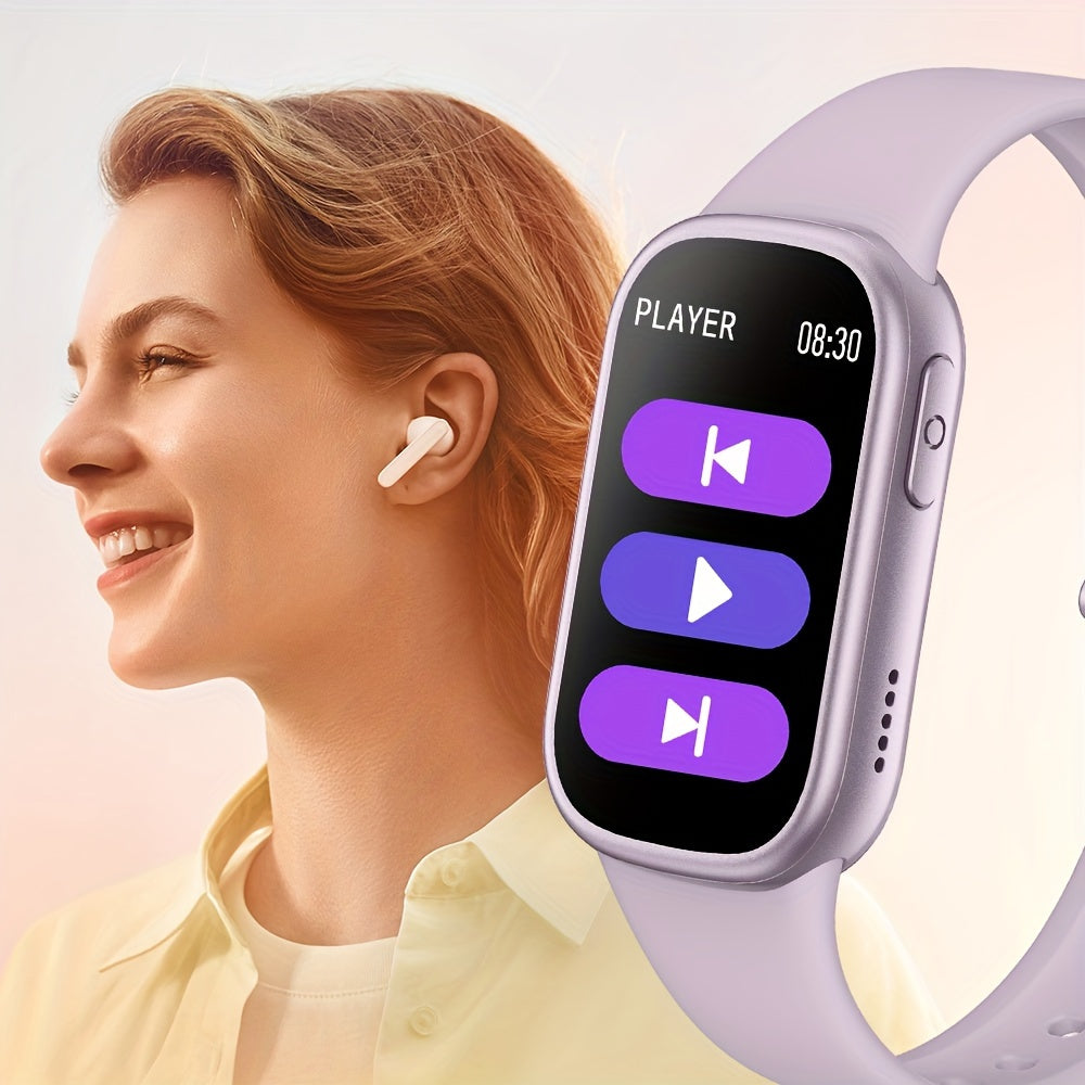 AquaFit vandtæt smartwatch fitness tracker med lang batterilevetid