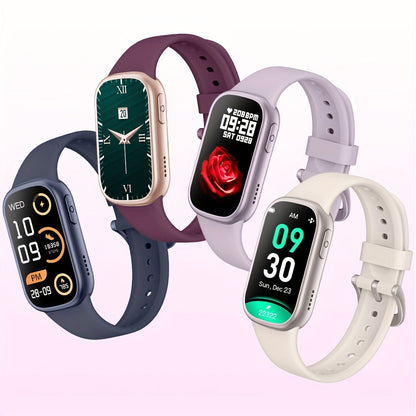 AquaFit vandtæt smartwatch fitness tracker med lang batterilevetid