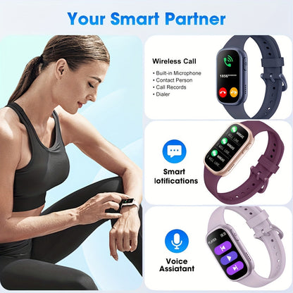 AquaFit vandtæt smartwatch fitness tracker med lang batterilevetid