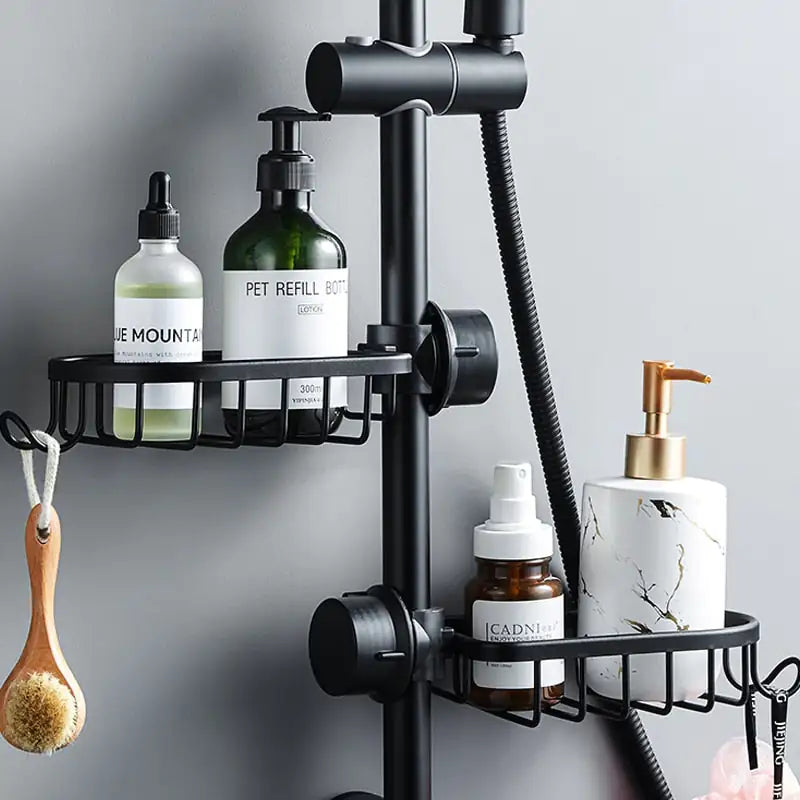 AquaGrip Stainless Steel Shower Shelf Rustproof Space Saving Organizer