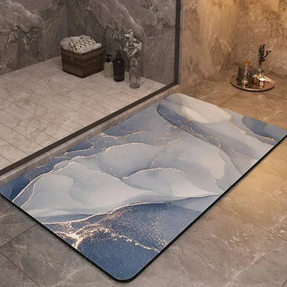 AquaLuxe sneldrogende badmat – antislip zachte absorberende vloermat
