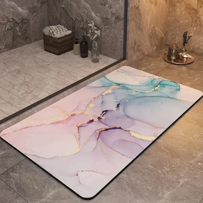 AquaLuxe sneldrogende badmat – antislip zachte absorberende vloermat