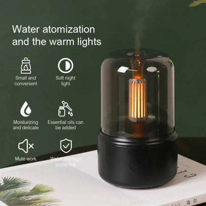 Aromin Tragbarer Mini Aroma Diffusor mit Nachtlicht