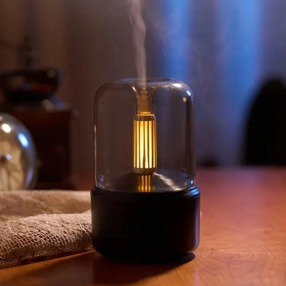 Aromin Tragbarer Mini Aroma Diffusor mit Nachtlicht