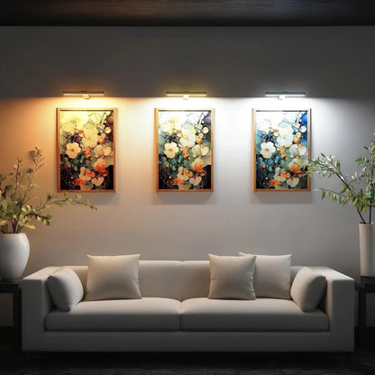 ArtGlow Kabellose LED-Bilderleuchte mit Fernbedienung und Dimmung