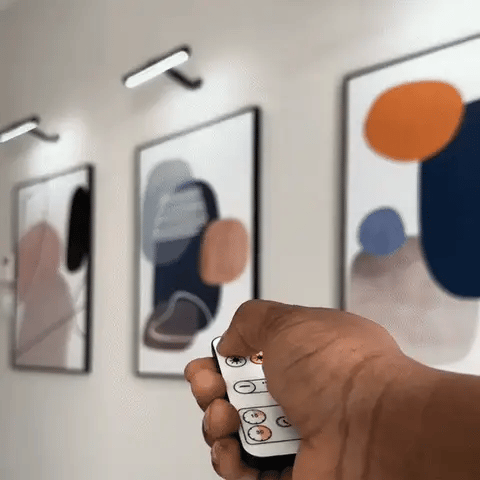 ArtGlow Kabellose LED-Bilderleuchte mit Fernbedienung und Dimmung