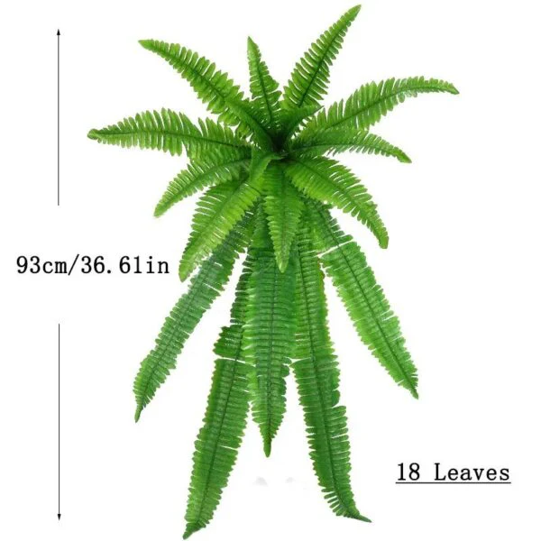 Artificial Boston Fern UV Resistant Indoor Outdoor Plant