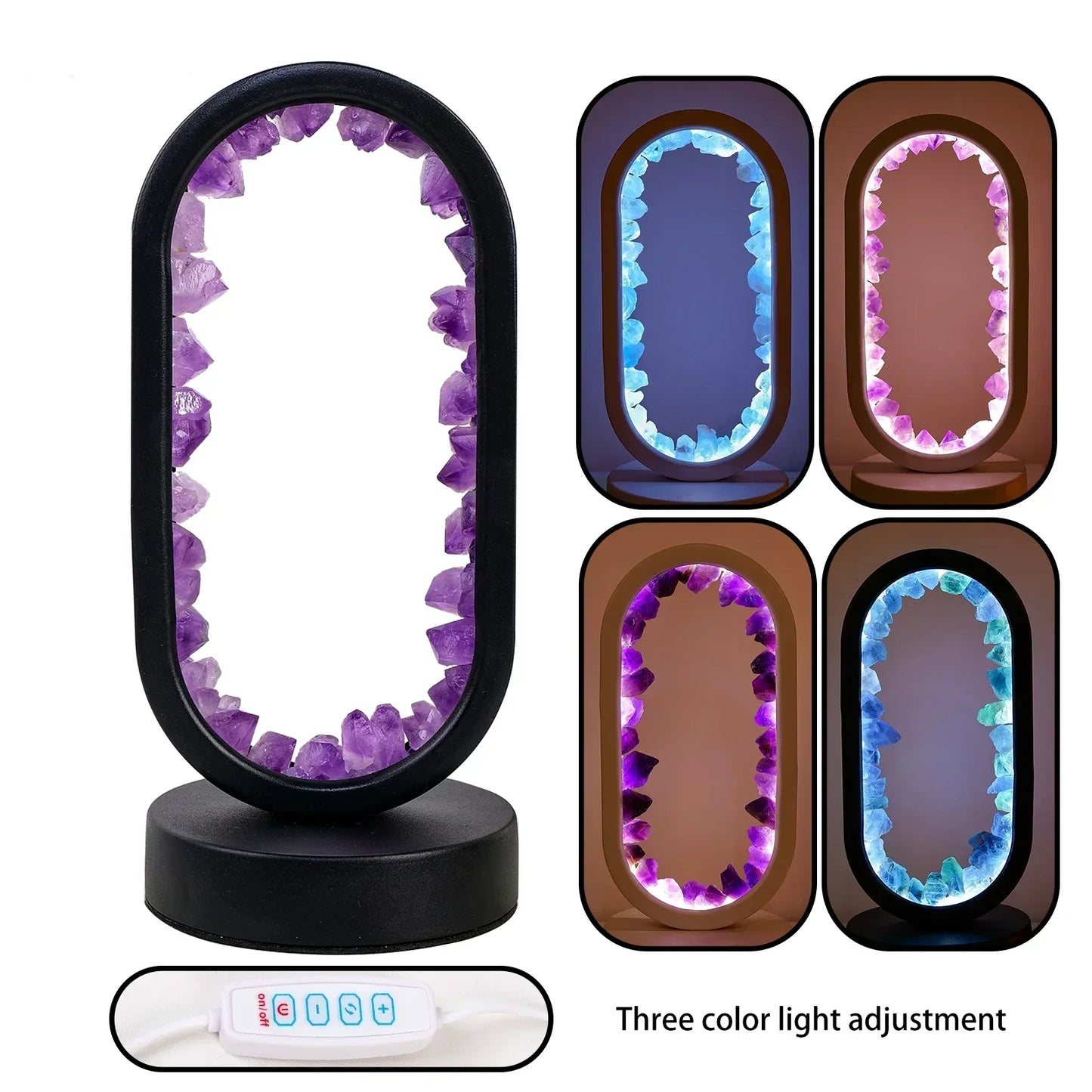 AuraStone Natuurlijke Amethist Sereniteit Lamp