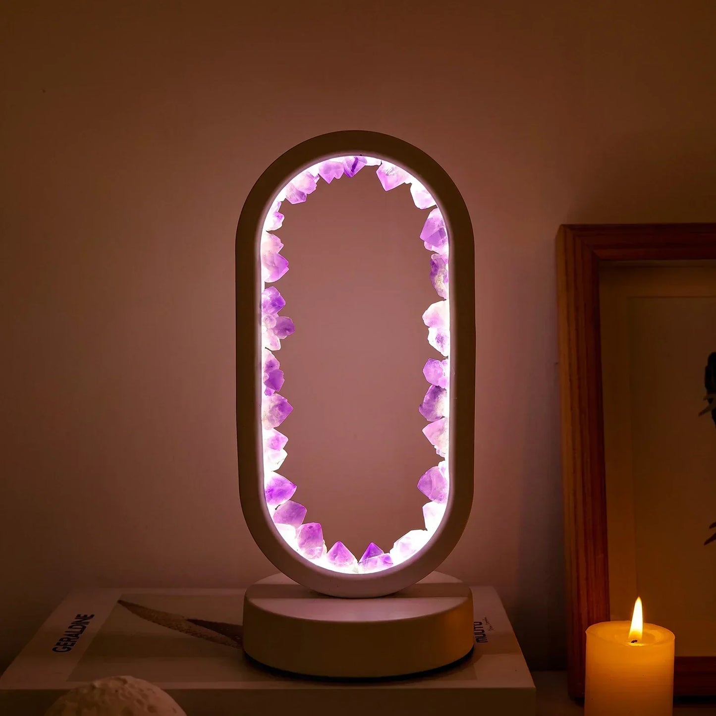 AuraStone Natuurlijke Amethist Sereniteit Lamp