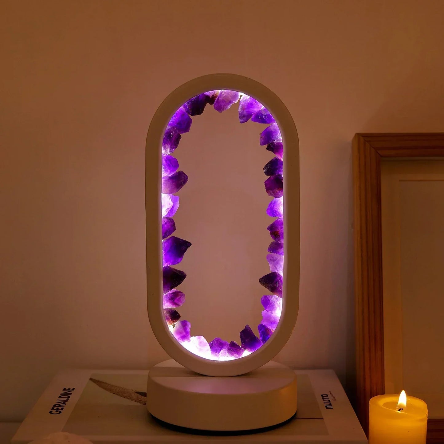 AuraStone Natuurlijke Amethist Sereniteit Lamp