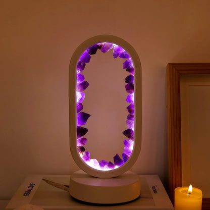 AuraStone Natuurlijke Amethist Sereniteit Lamp