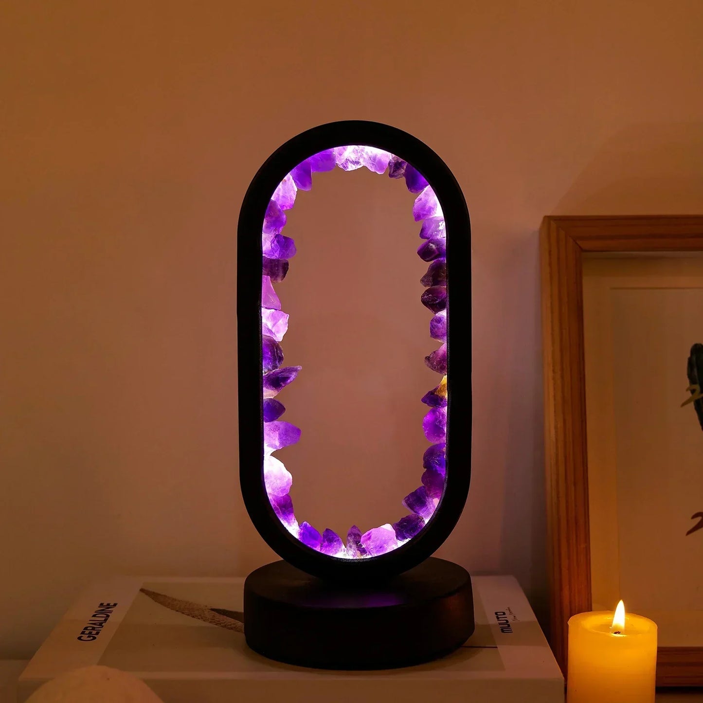 AuraStone Natuurlijke Amethist Sereniteit Lamp