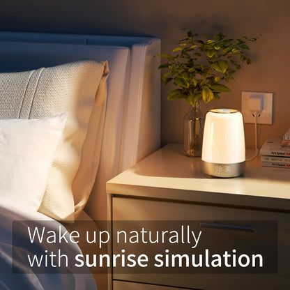 Aurora Wake Up Light Sunrise Alarm Clock with Sounds