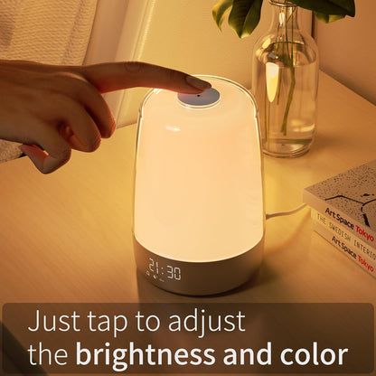 Aurora Wake Up Light Sunrise Alarm Clock with Sounds