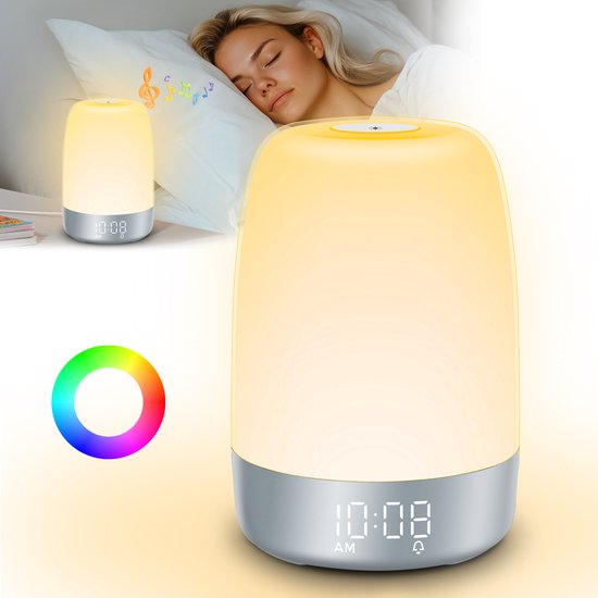 Aurora Wake Up Light Sunrise Alarm Clock with Sounds