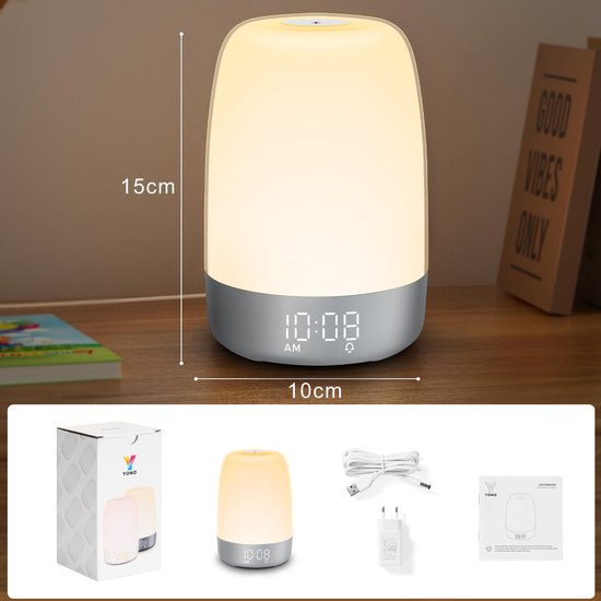 Aurora Wake Up Light Sunrise Alarm Clock with Sounds