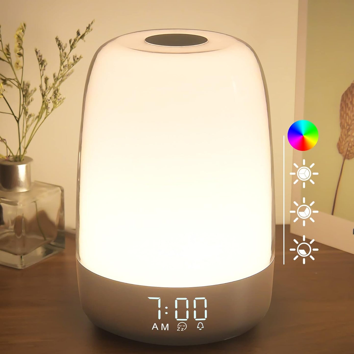 Aurora Wake Up Light Sunrise Alarm Clock with Sounds
