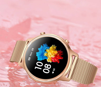 Aurora Kvinders Smartwatch Stilfuldt Fitness- og Notifikationsur