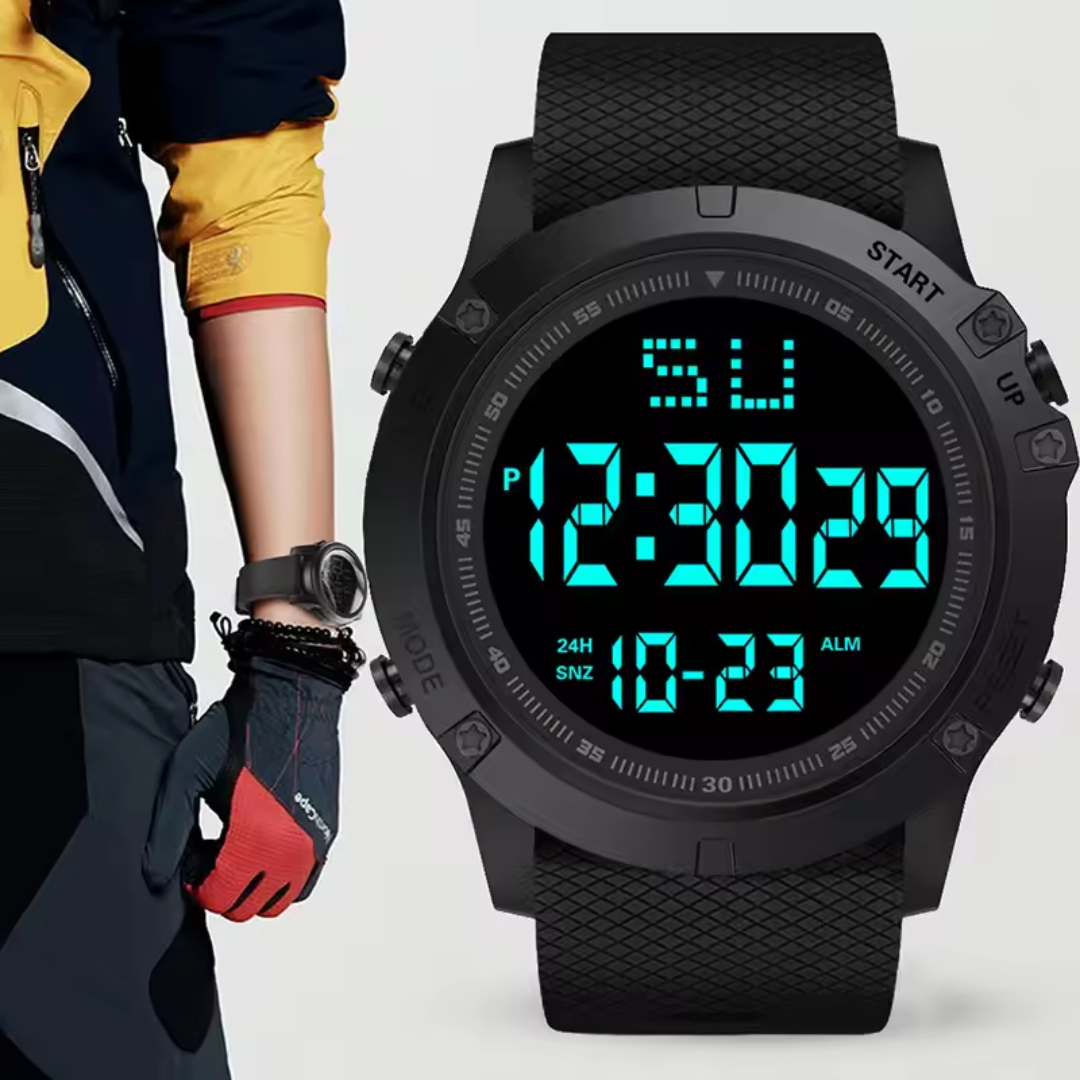 Wildaro Digital Sports Watch – Durable & Waterproof for Athletes
