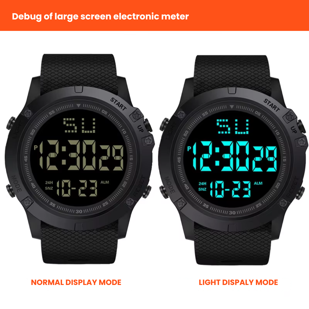 Wildaro Digital Sports Watch – Durable & Waterproof for Athletes