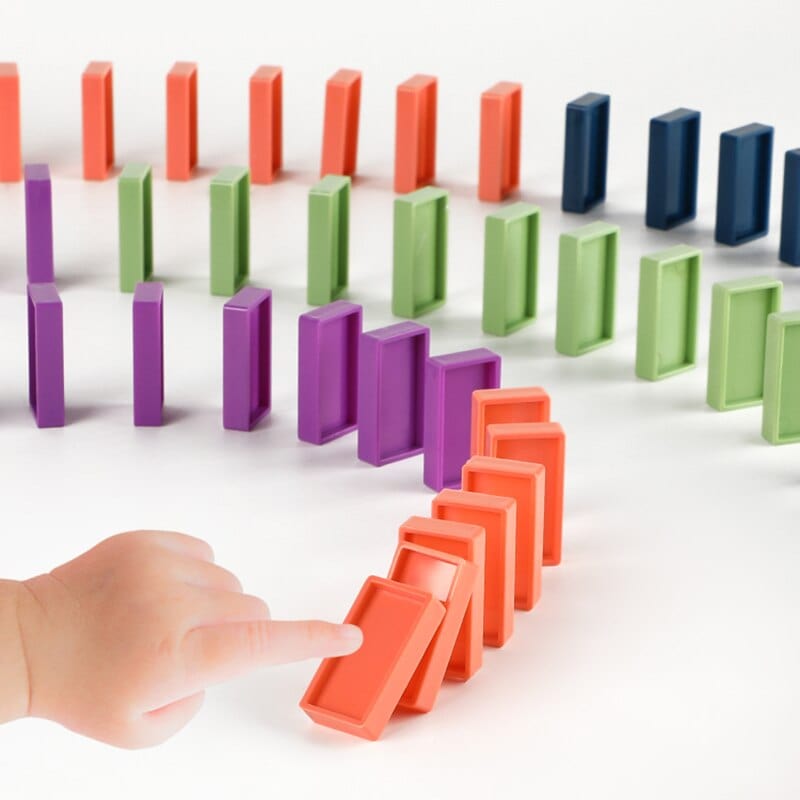 Automatisch Domino Trein Speelgoed voor Creatief Kinderspel